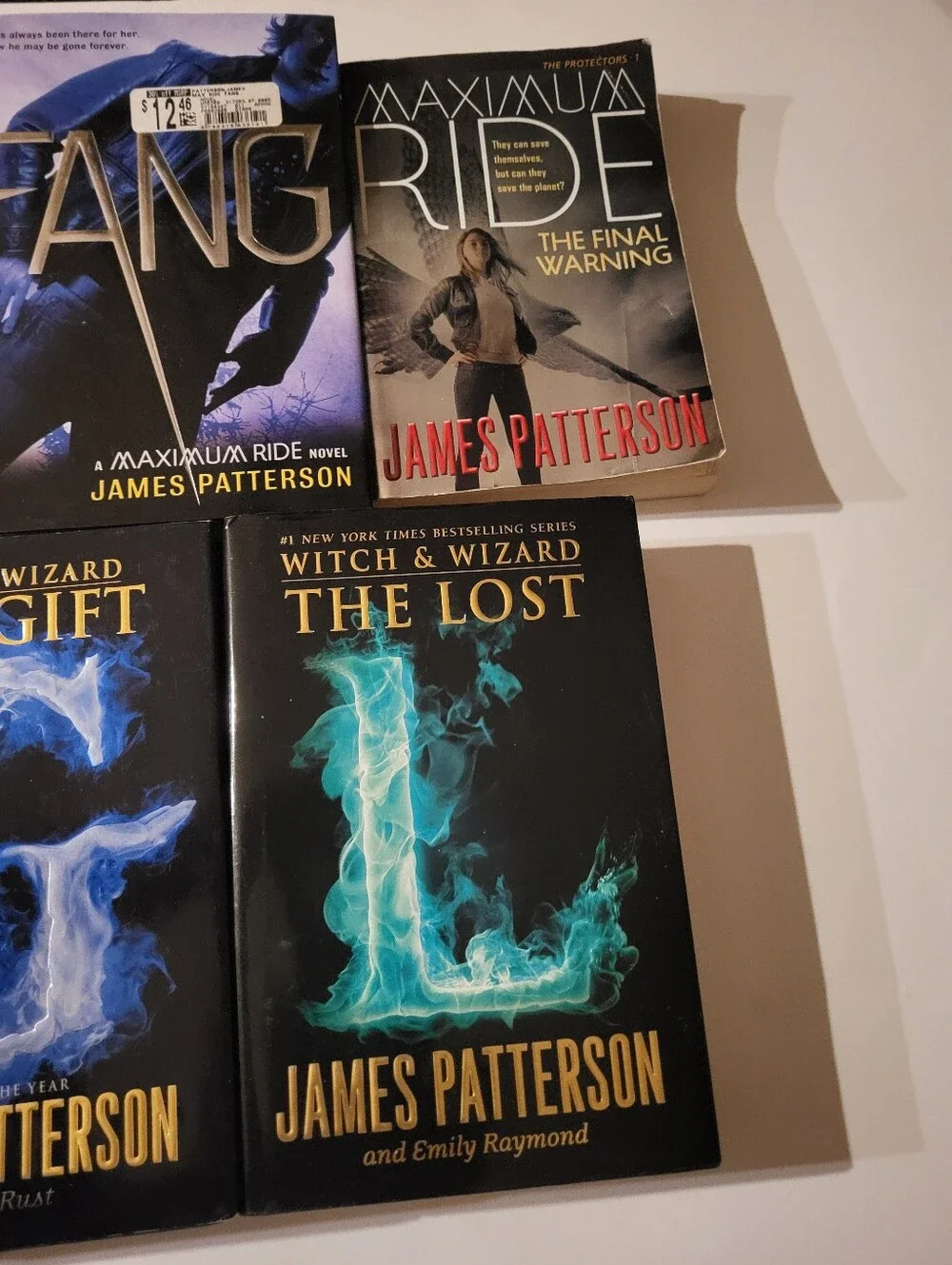 James Patterson Bundle MAXIMUN RIDE, WITCH & WIZARD Lot Of 5 Books